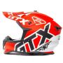 Мотошлем GTX 633 красный/белый XL без визора